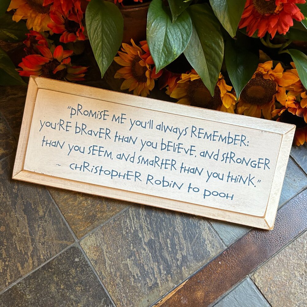 Winnie the Pooh Plaque (NEW) - Picture 6 of 13